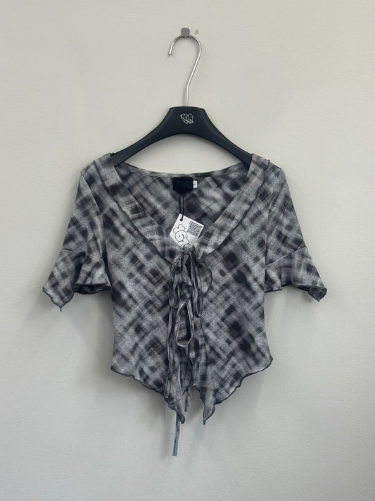 Flutteringcheck shirt A83