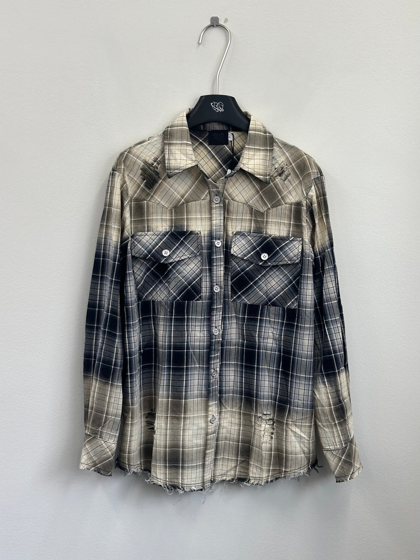 bicolor checkshirt A72