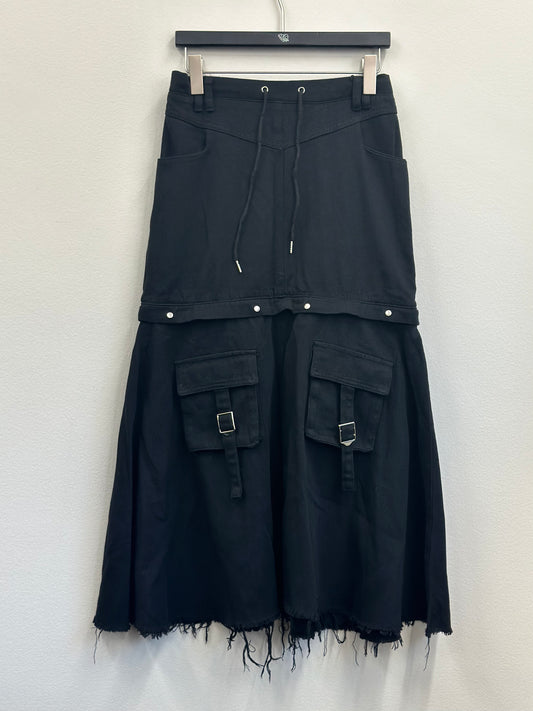 2waycut denimskirt A170