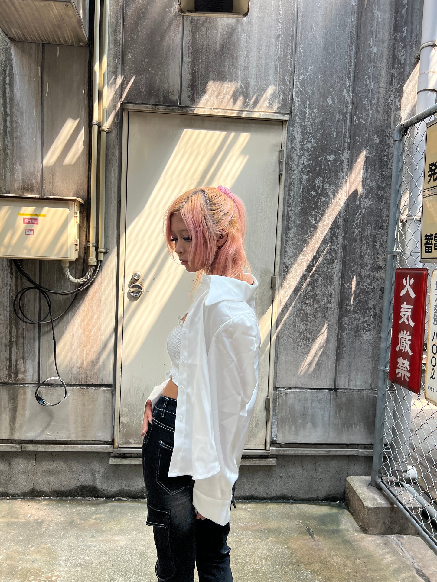 Ruffle Edge Shirt A288