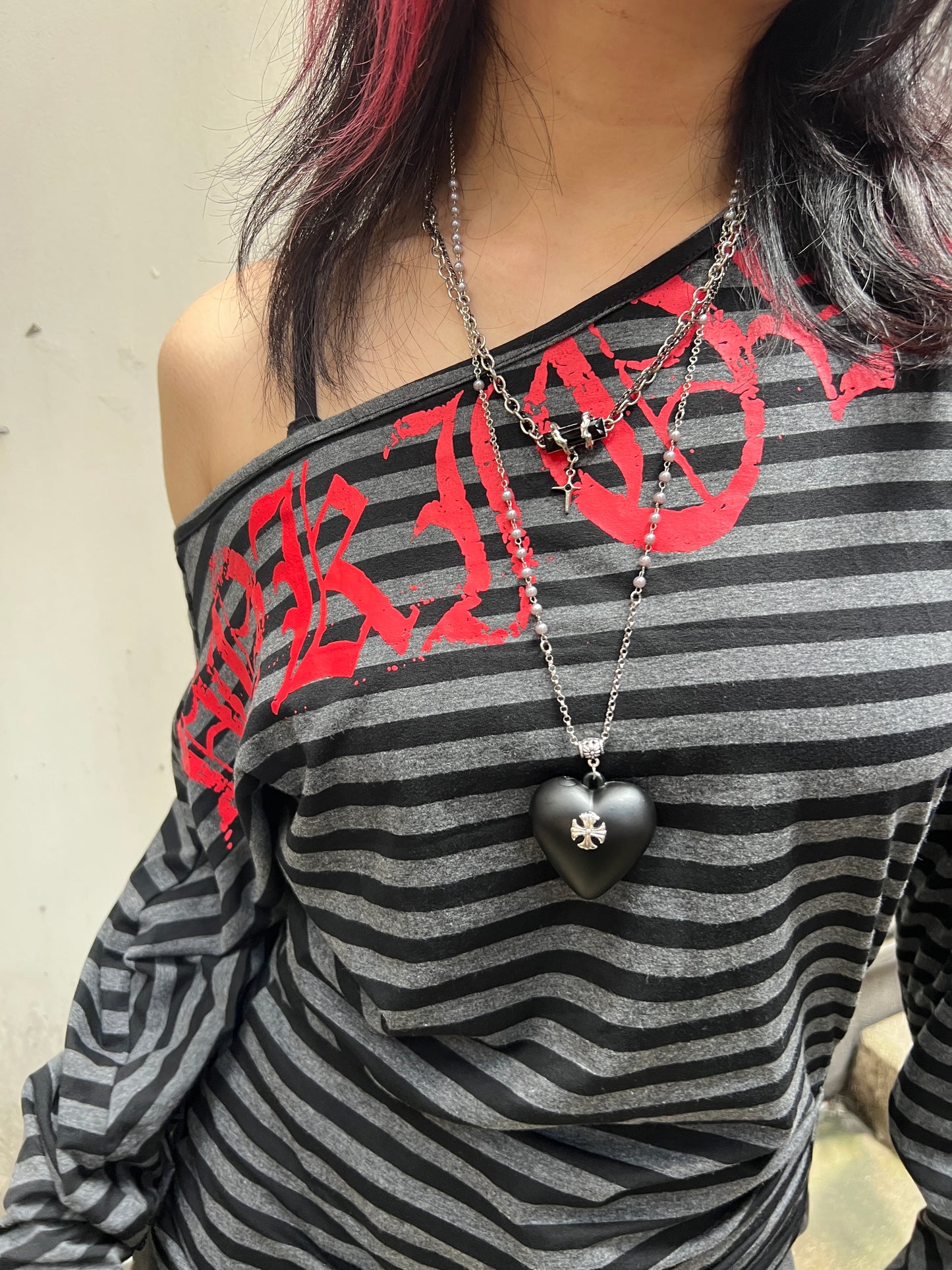 Rebel Stripe Top A281