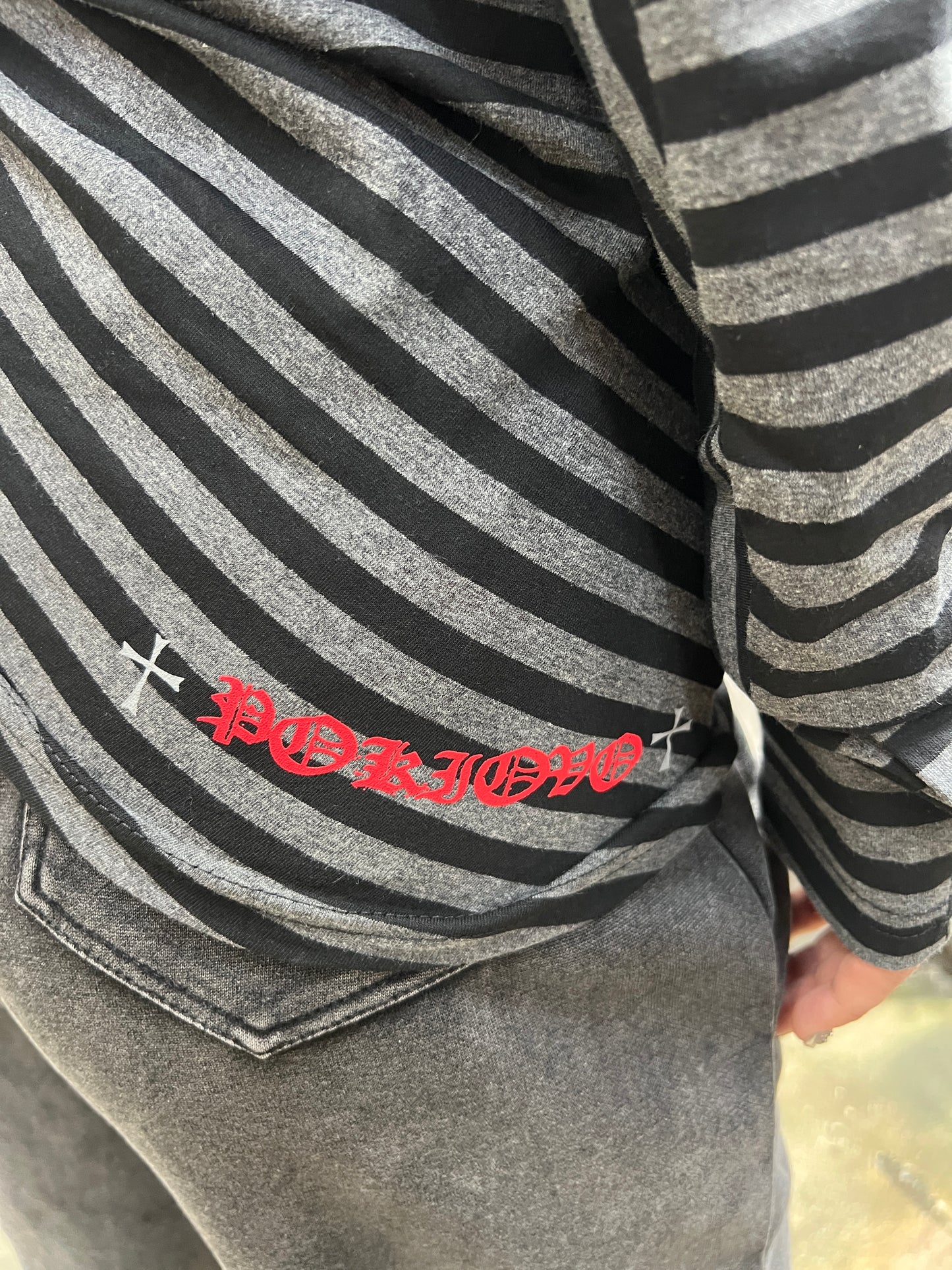 Rebel Stripe Top A281