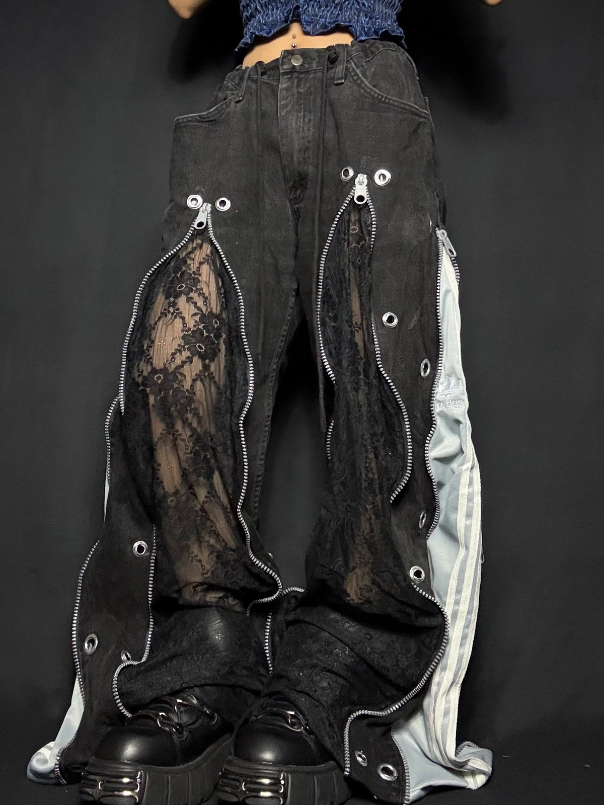 1618 remake lace denim_RA1007