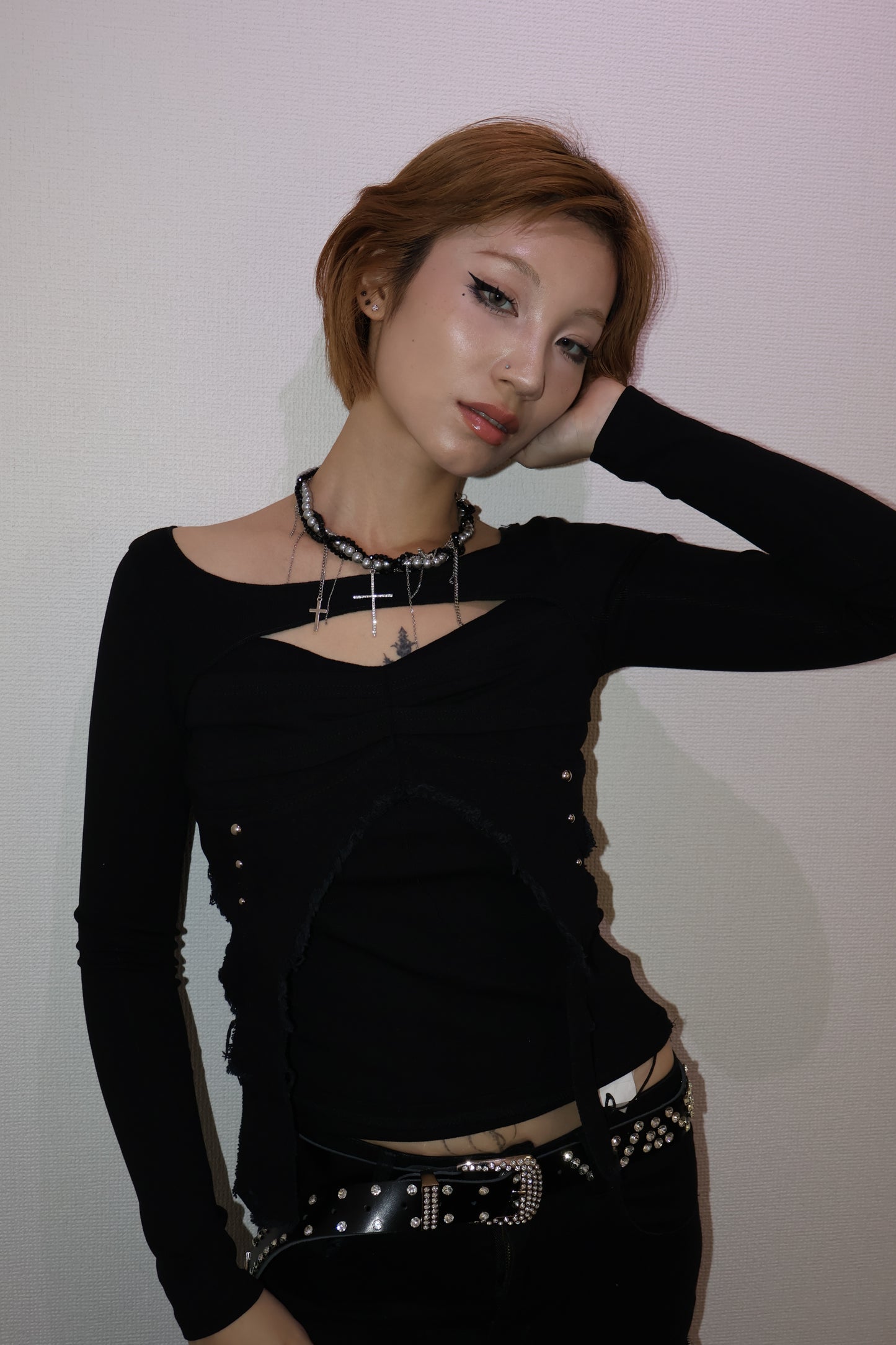 Cutout Twist Top A311