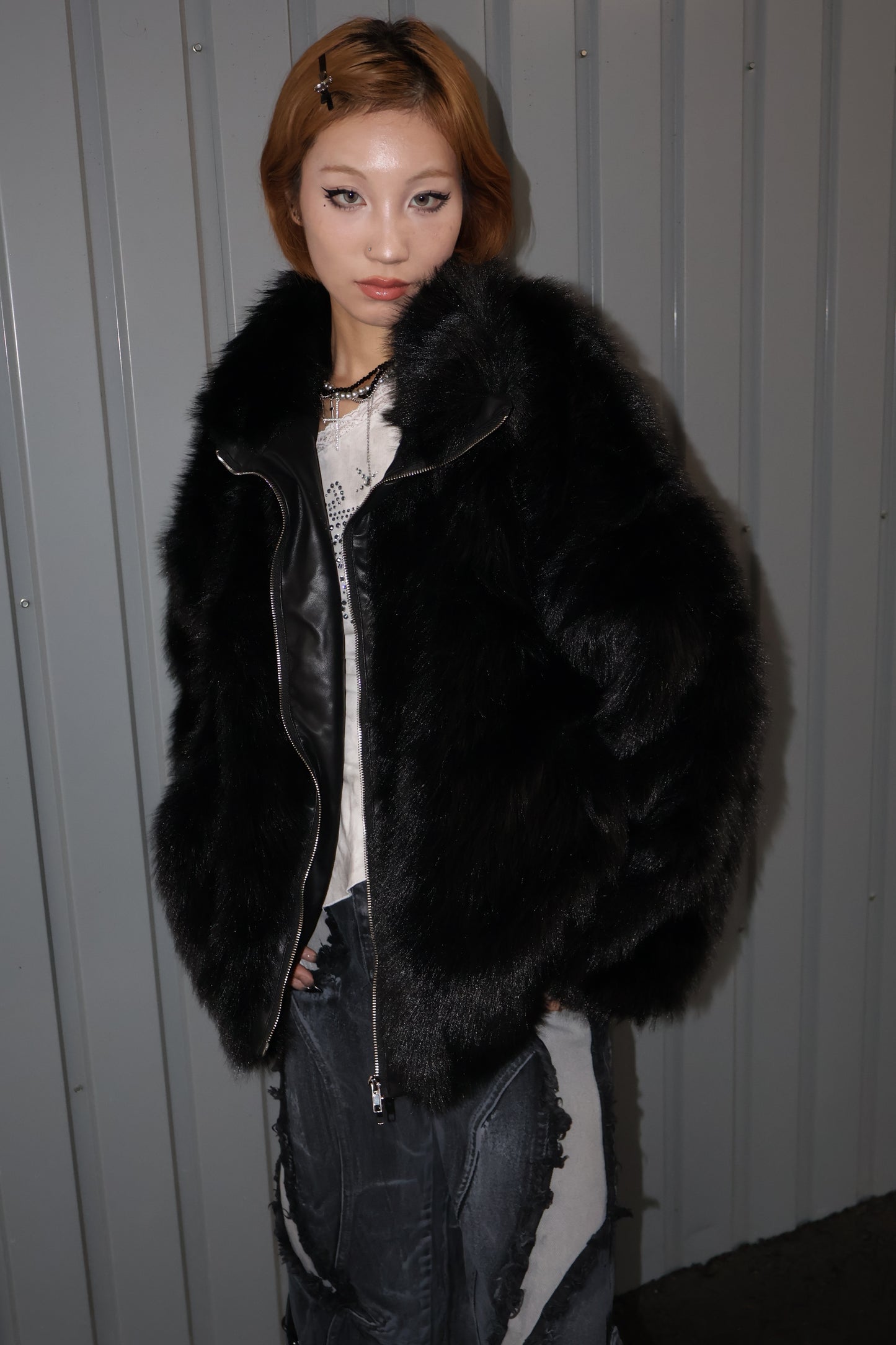 25-921 Snow Fur Coat  A334
