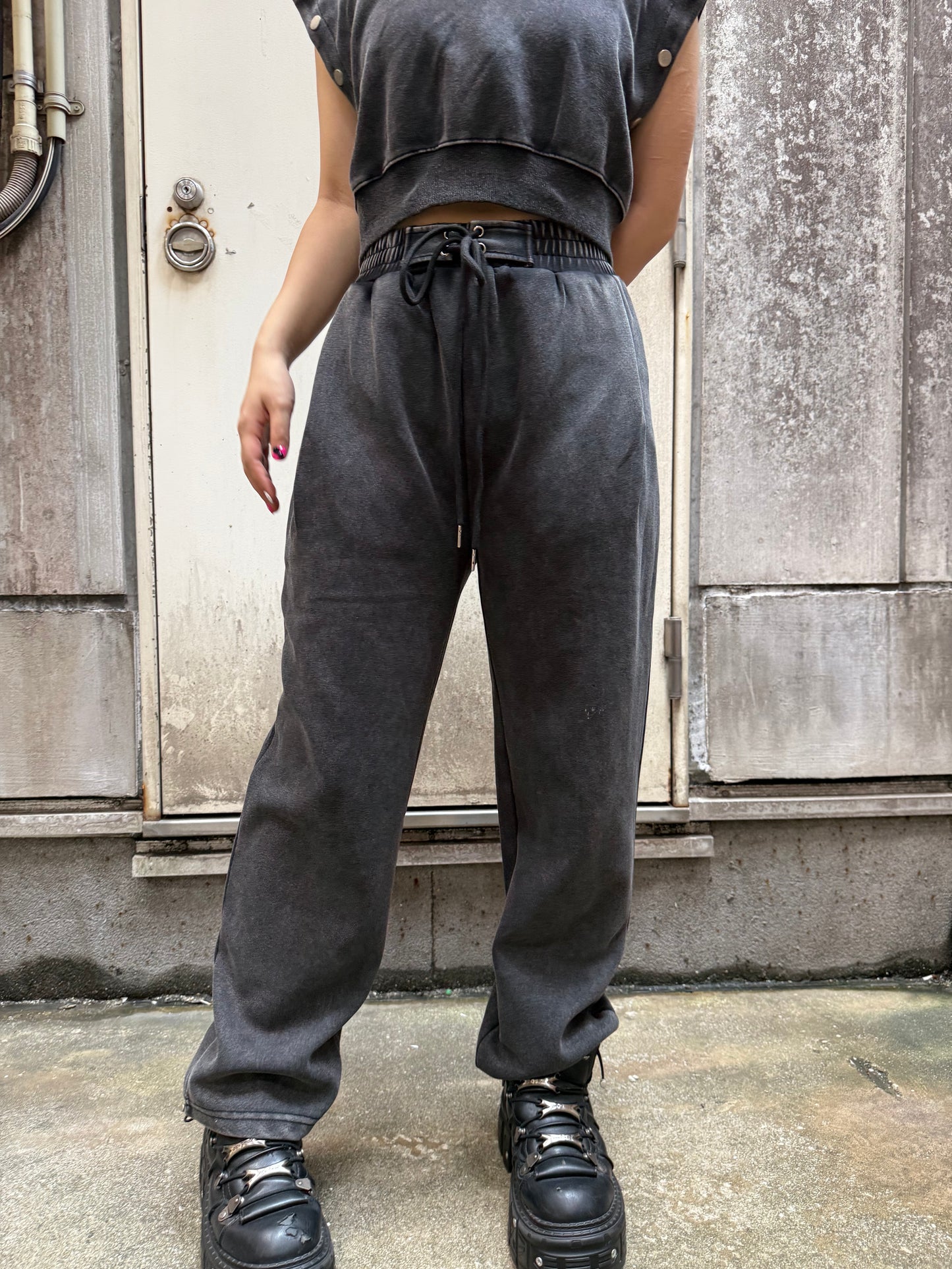 Coal Wide Pants A280