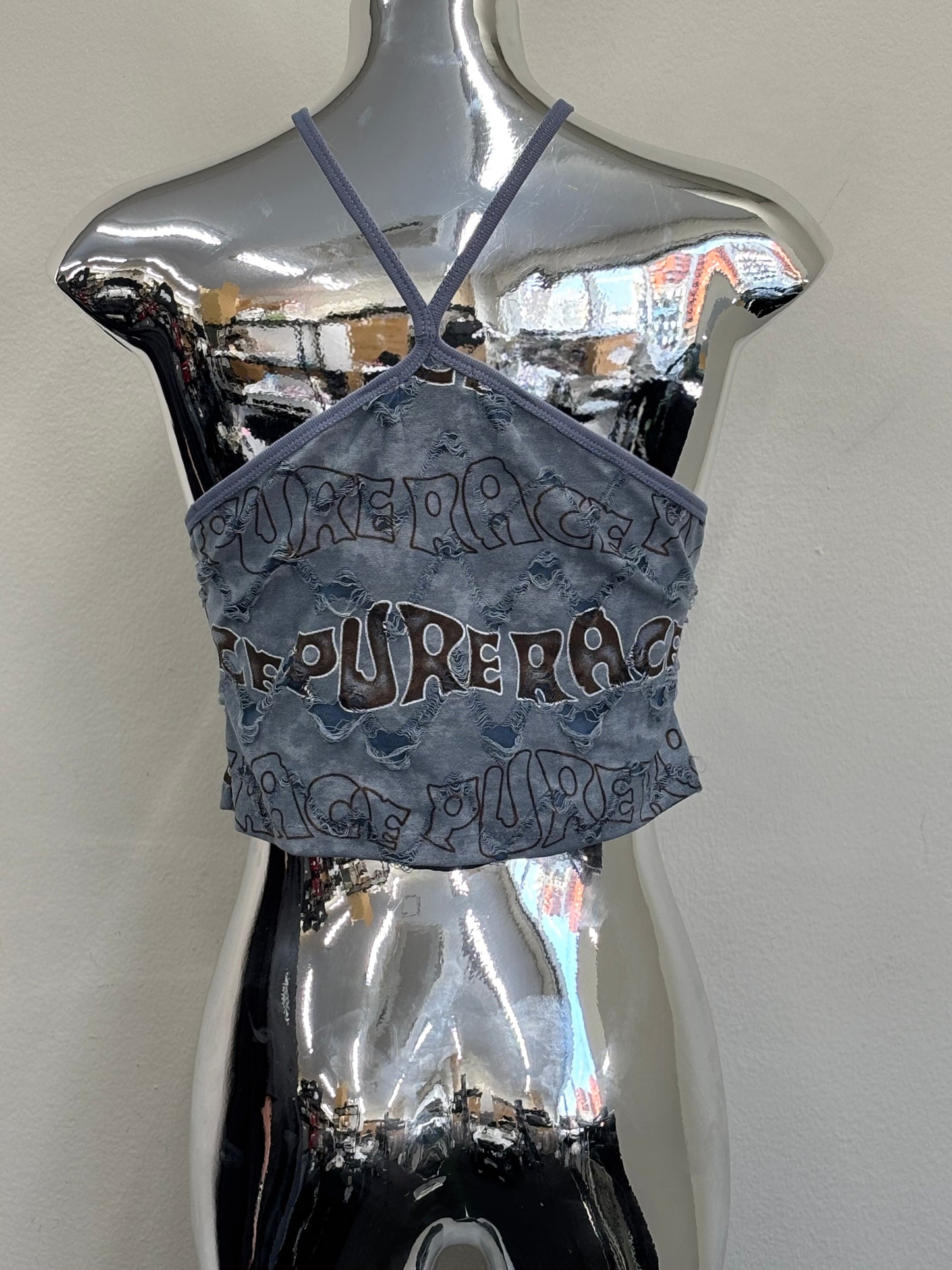 pattern tube top A106