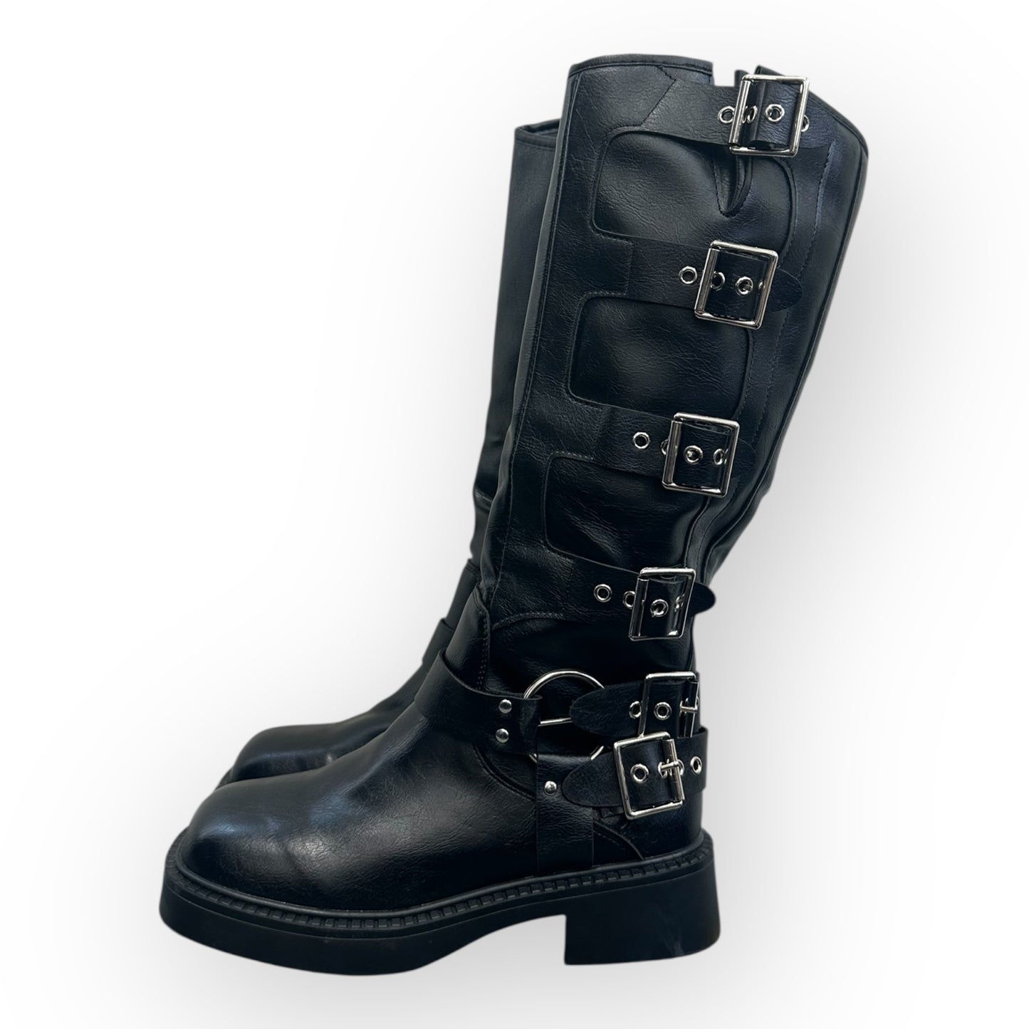 buckle long boots S8