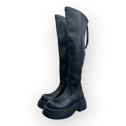 back zip long boots S7