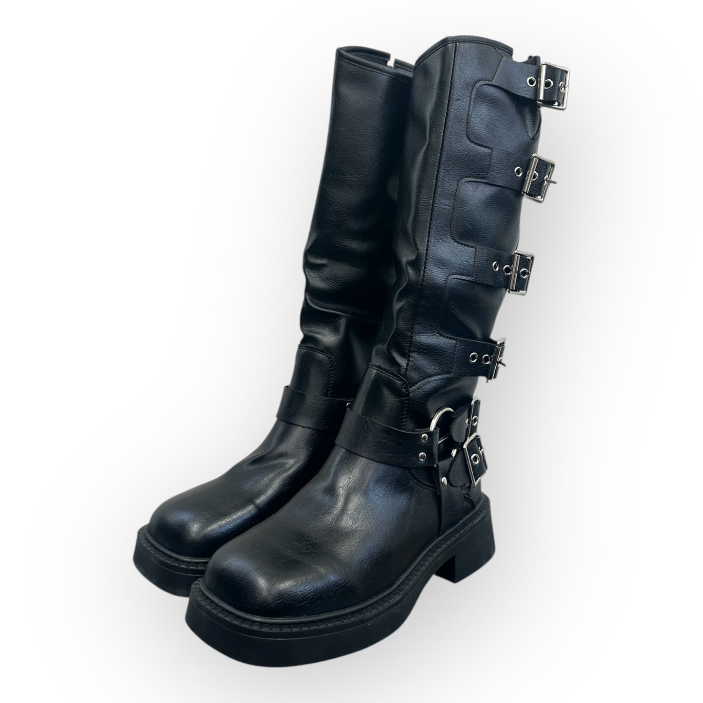 buckle long boots S8