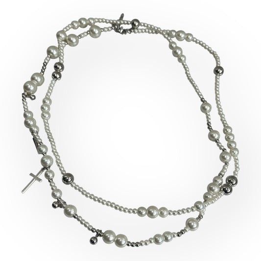 long pearl necklace I25