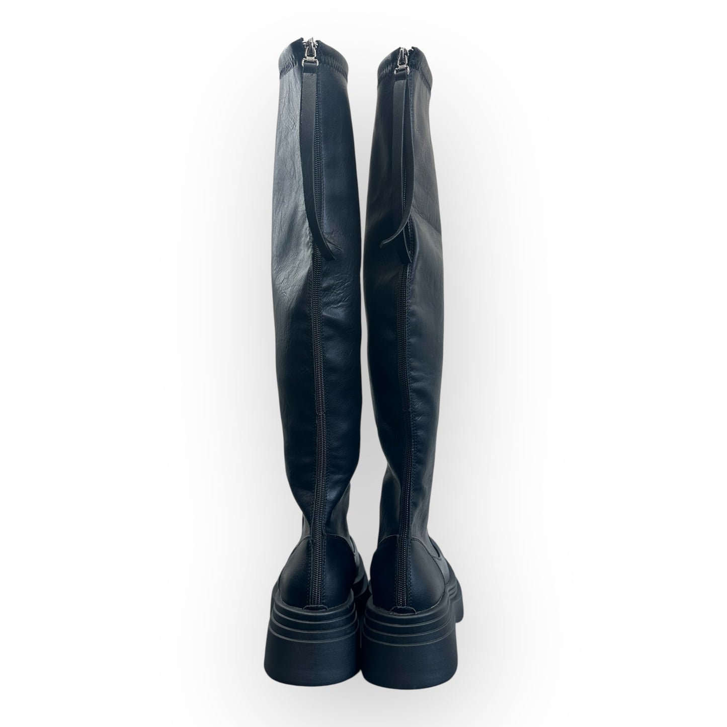 back zip long boots S7