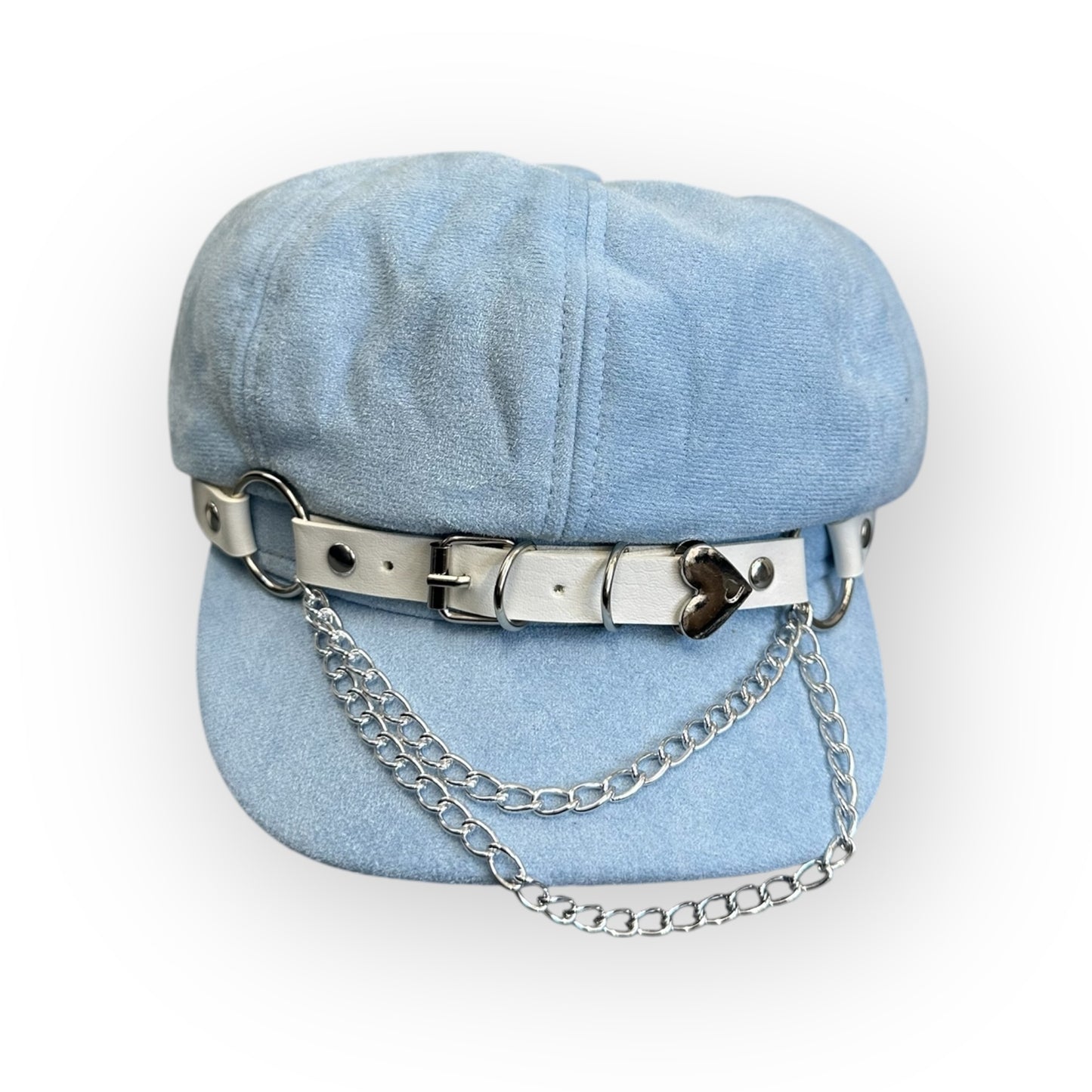 heart chain hat I13