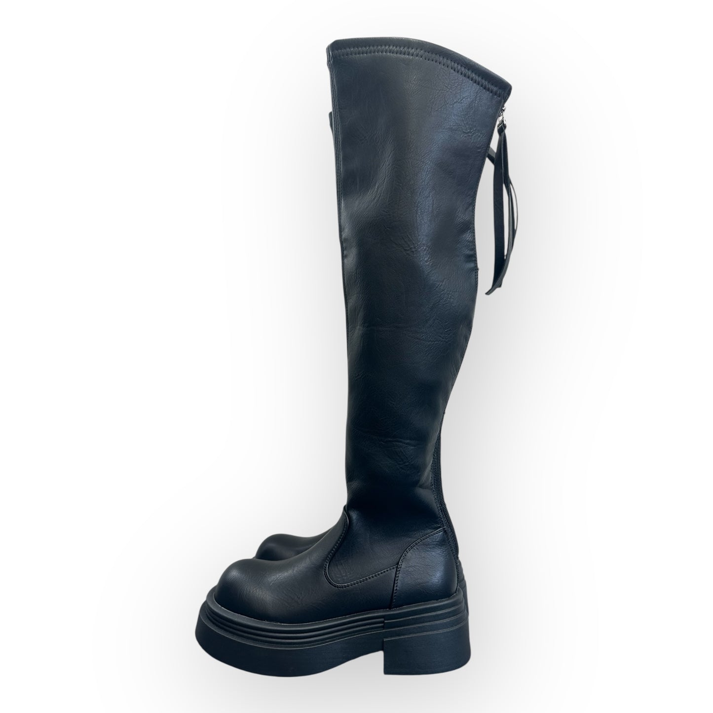 back zip long boots S7