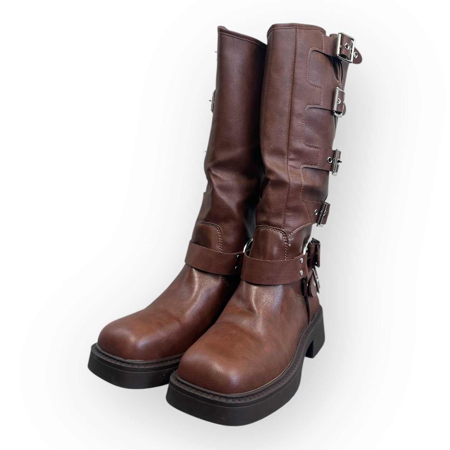 buckle long boots S8