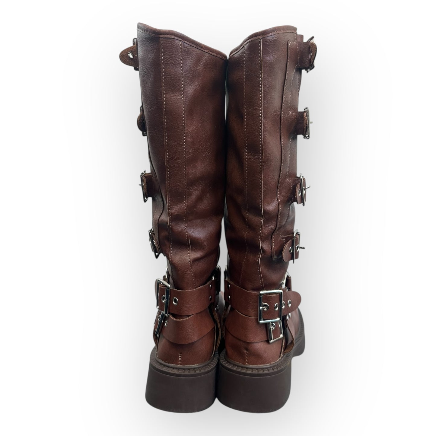 buckle long boots S8