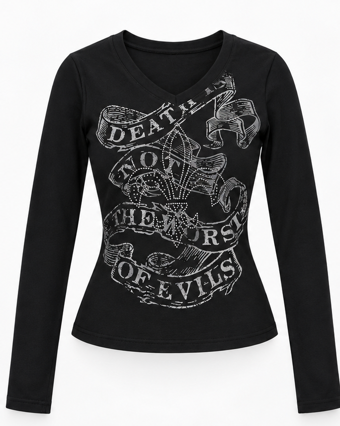 Gothic Graphic Top A677