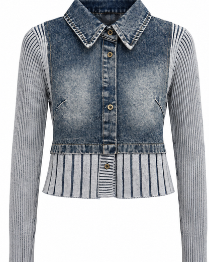 denim knit A125