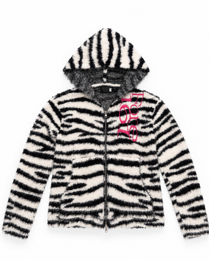 Wild Static Zip Hoodie A713