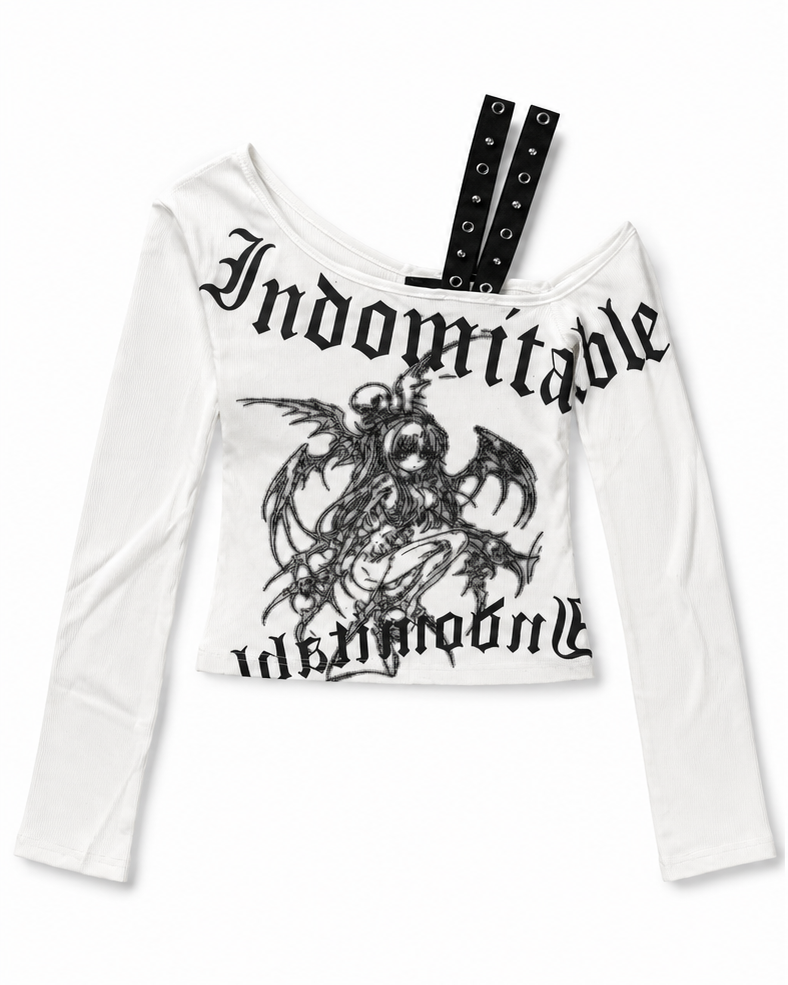 Demon Lace Long Sleeve Top A718