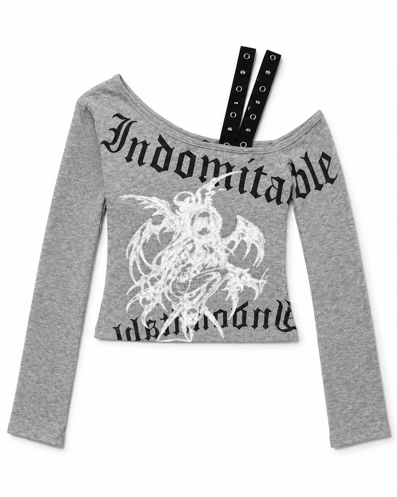 Demon Lace Long Sleeve Top A718