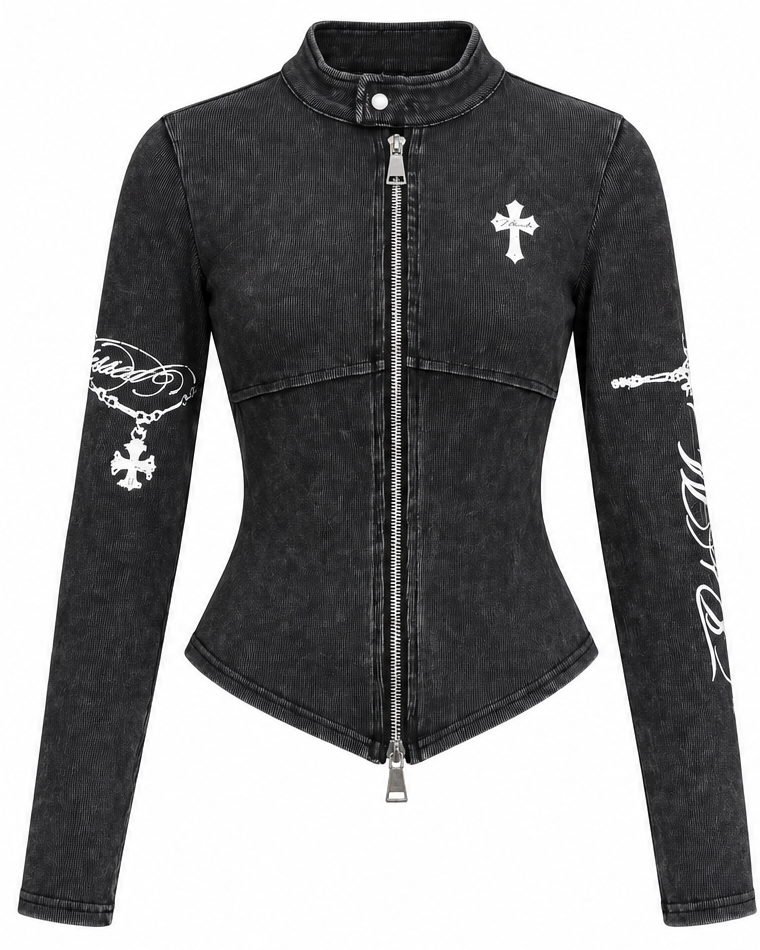Gothic Cross Top  A702