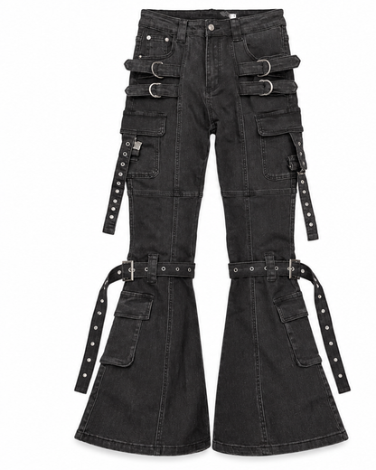 Utility Flare Pants A726