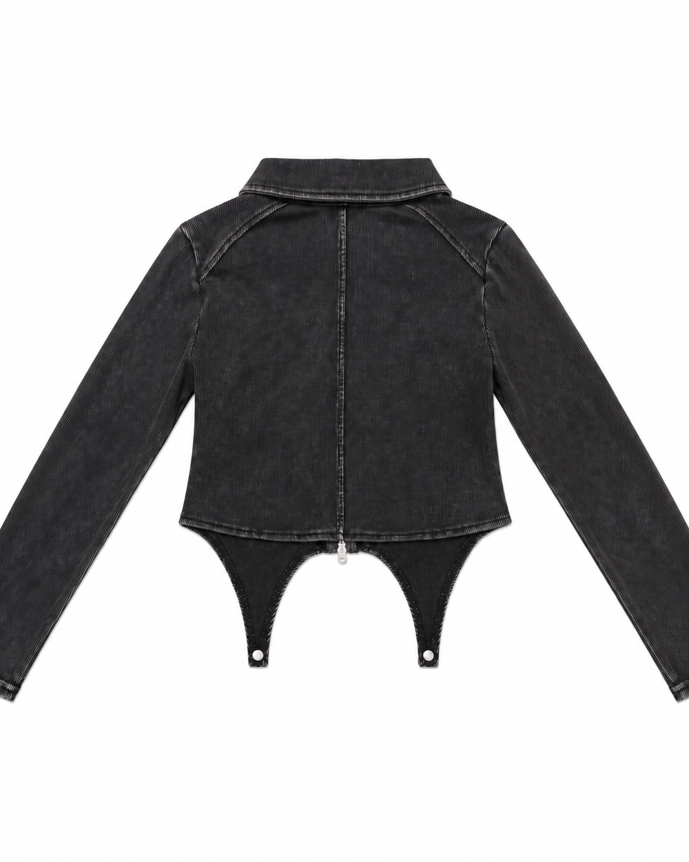 zip short tops A485