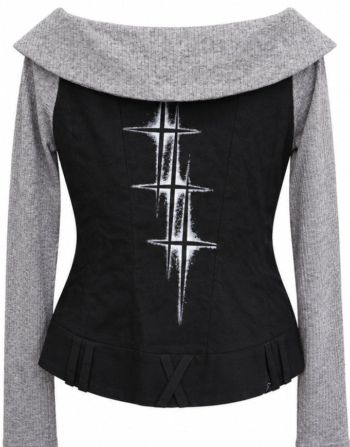 Corset Button Top A514