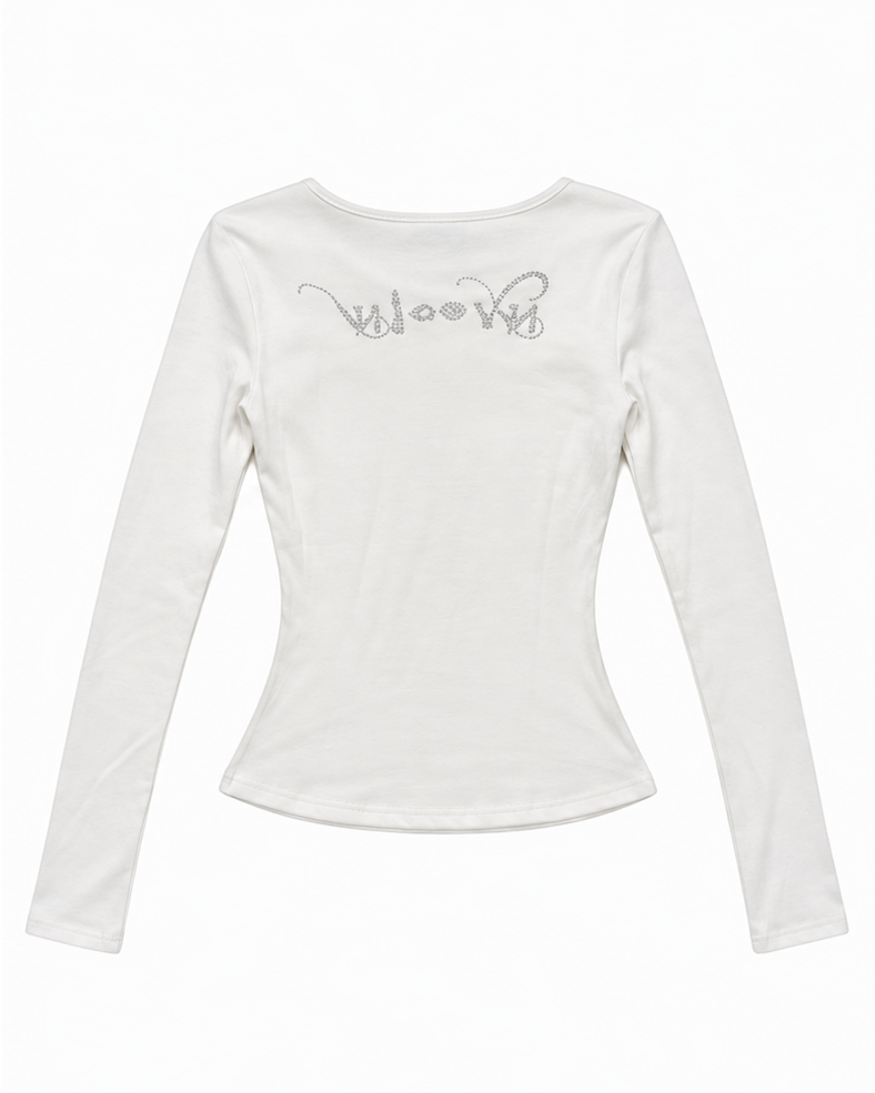 Studded Cross Top  A706