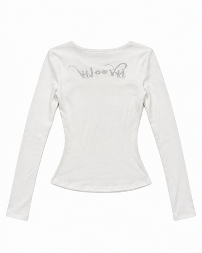 Studded Cross Top  A706