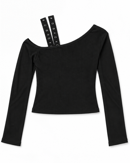 Demon Lace Long Sleeve Top A718