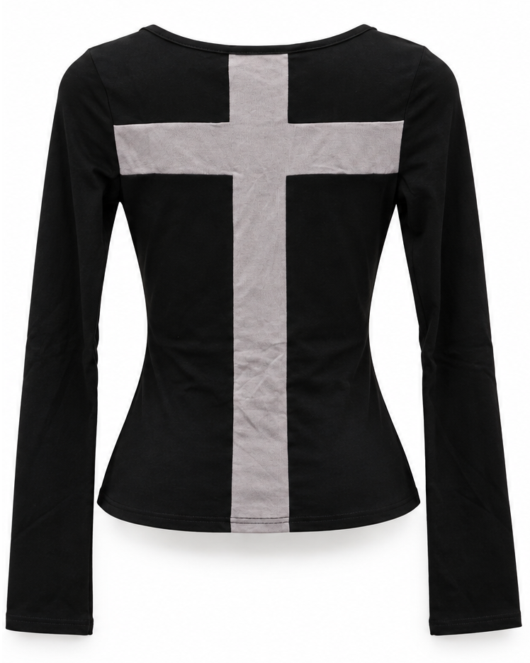25-916 Cross Line Top A422