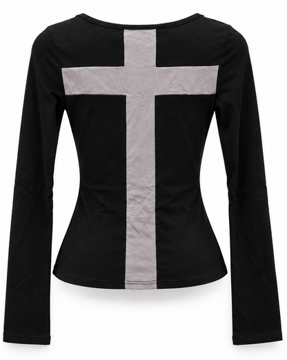 25-916 Cross Line Top A422