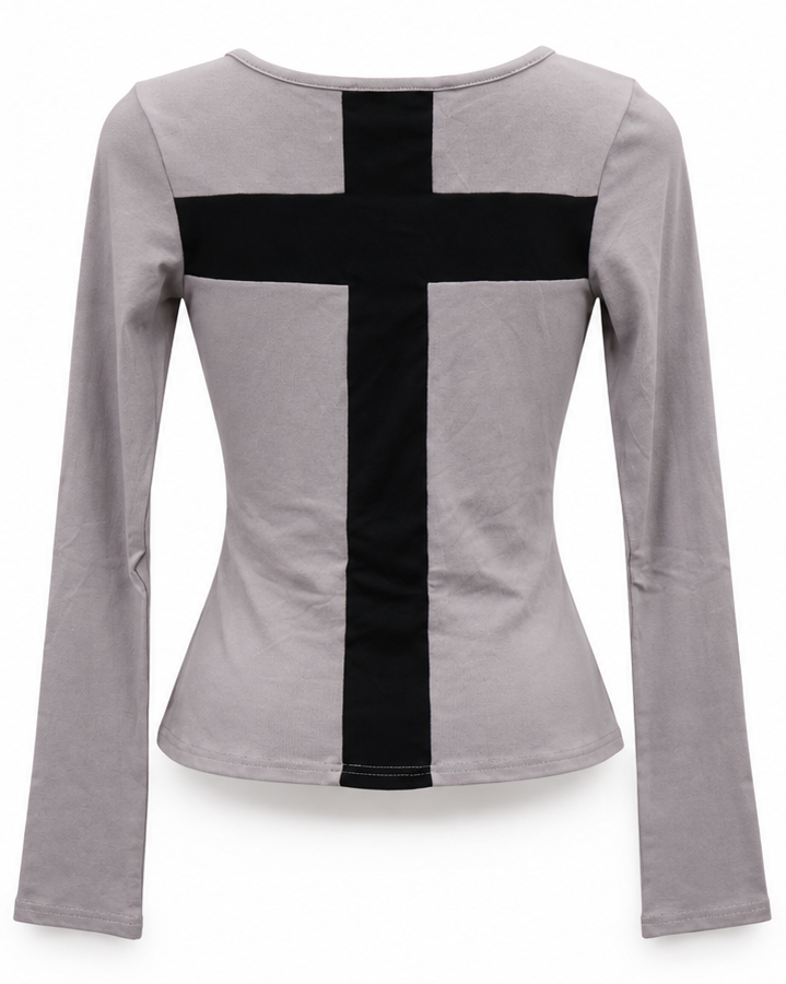 25-916 Cross Line Top A422