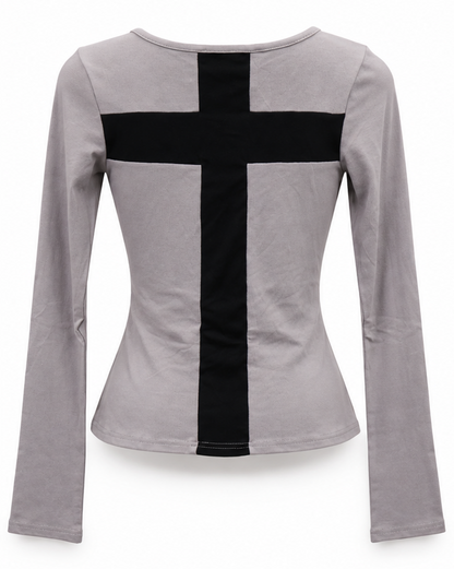 25-916 Cross Line Top A422