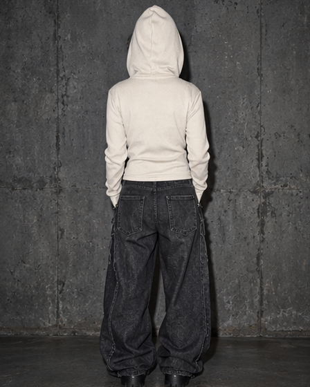 Stud Cross hoodie A508
