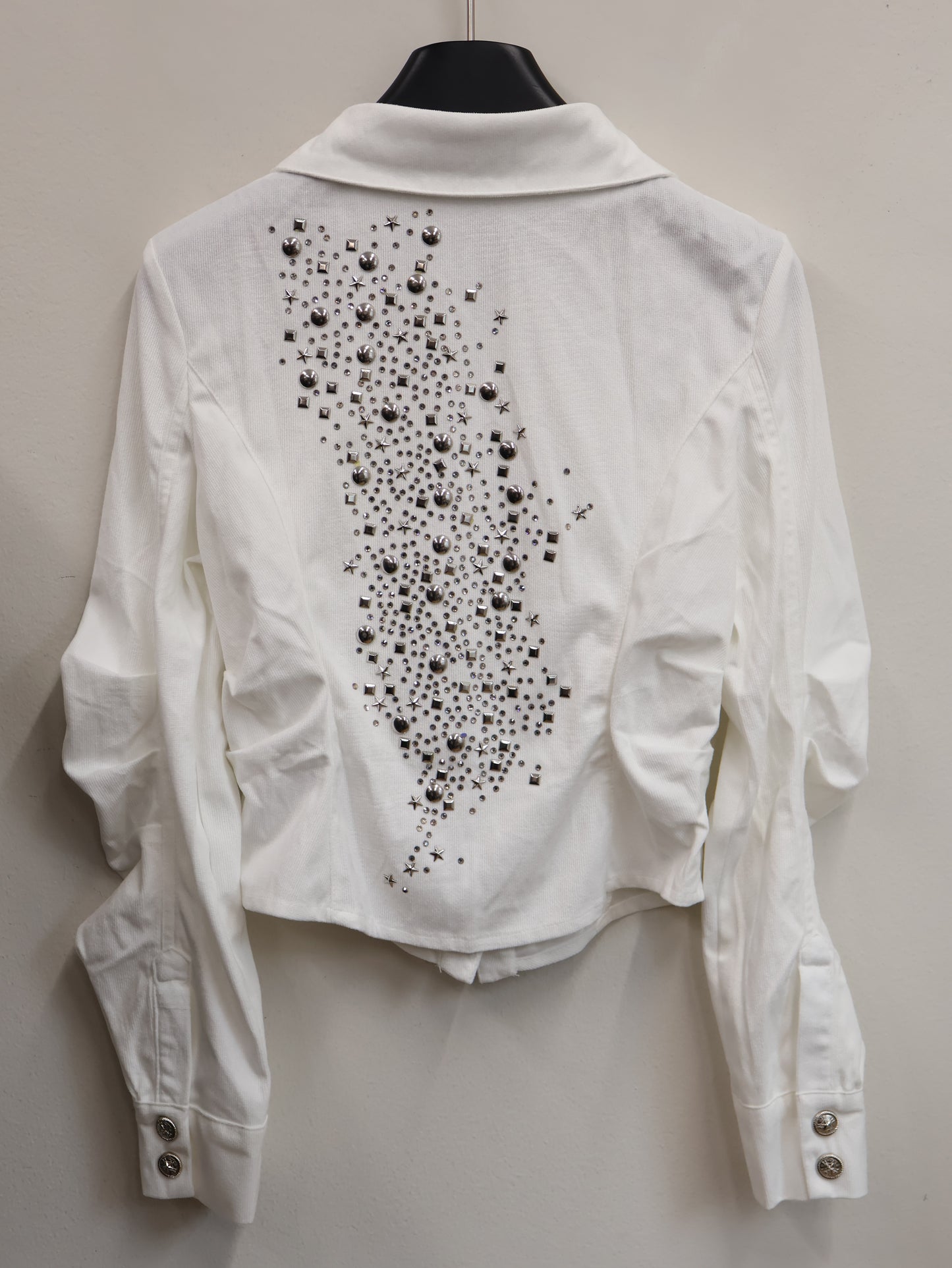 Cropped Frill shirt A501