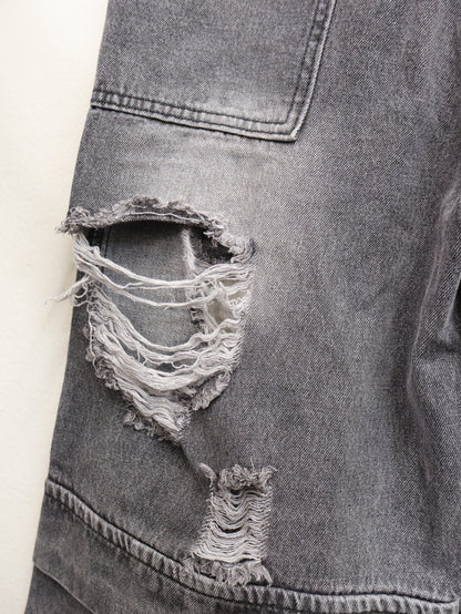 Fray Cargo Denim shorts A507