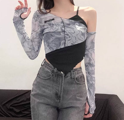 2piece marble L/S A93