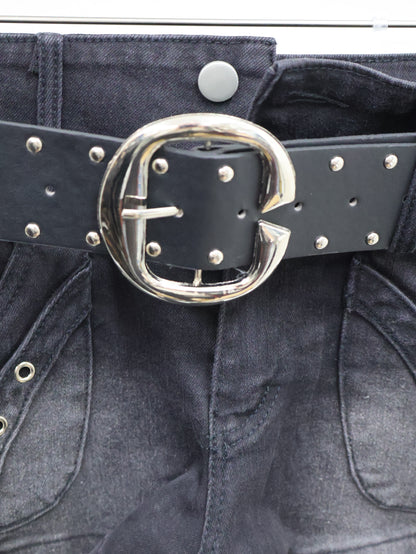 Stack Belt Mini Shorts A528