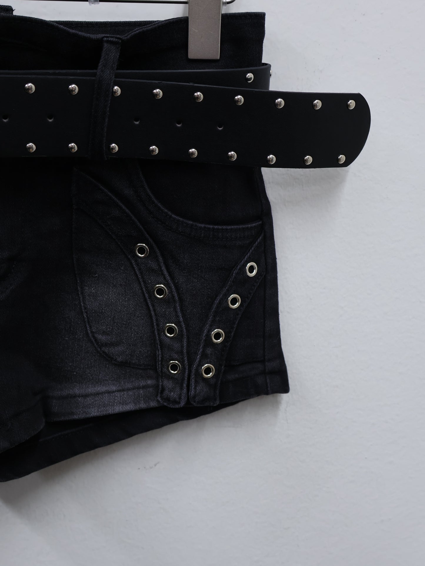 Stack Belt Mini Shorts A528