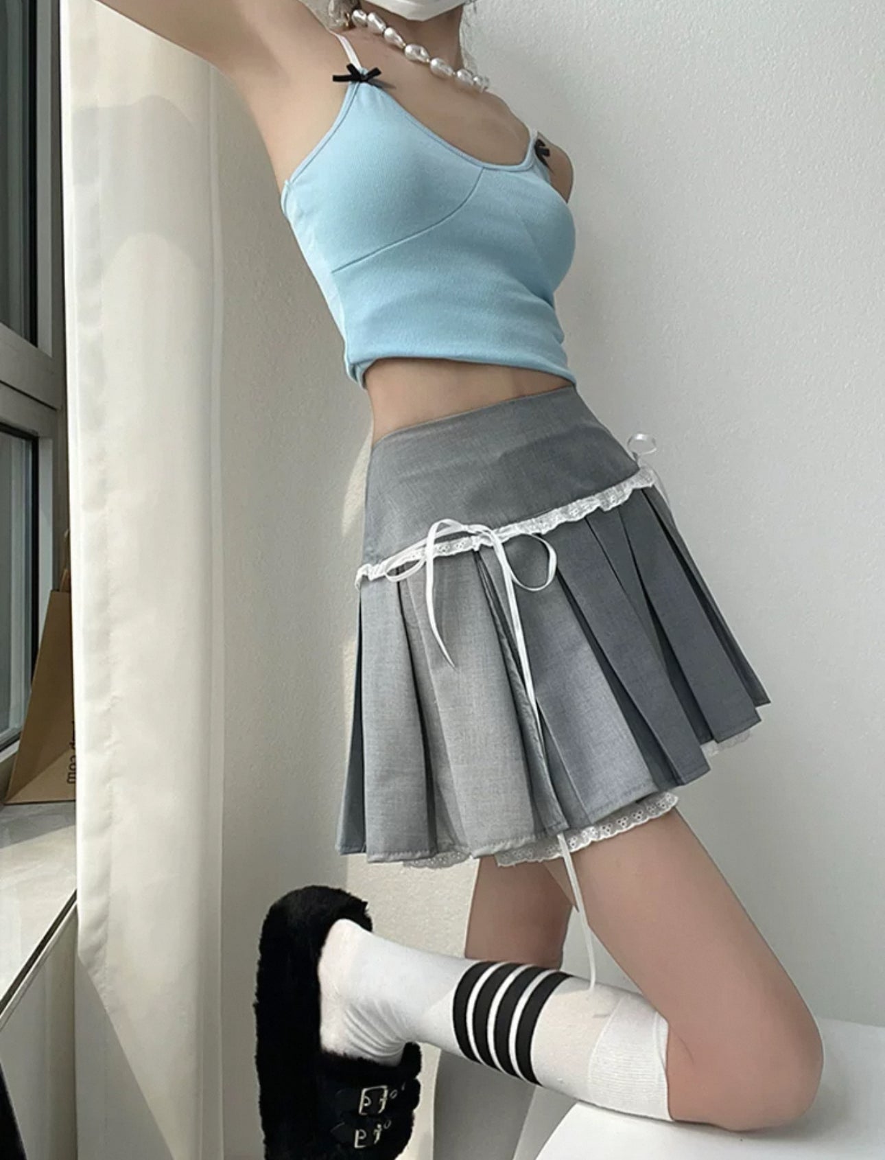 tight ribbon skirt　A28