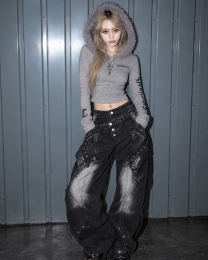 Fur Zip L/S A468