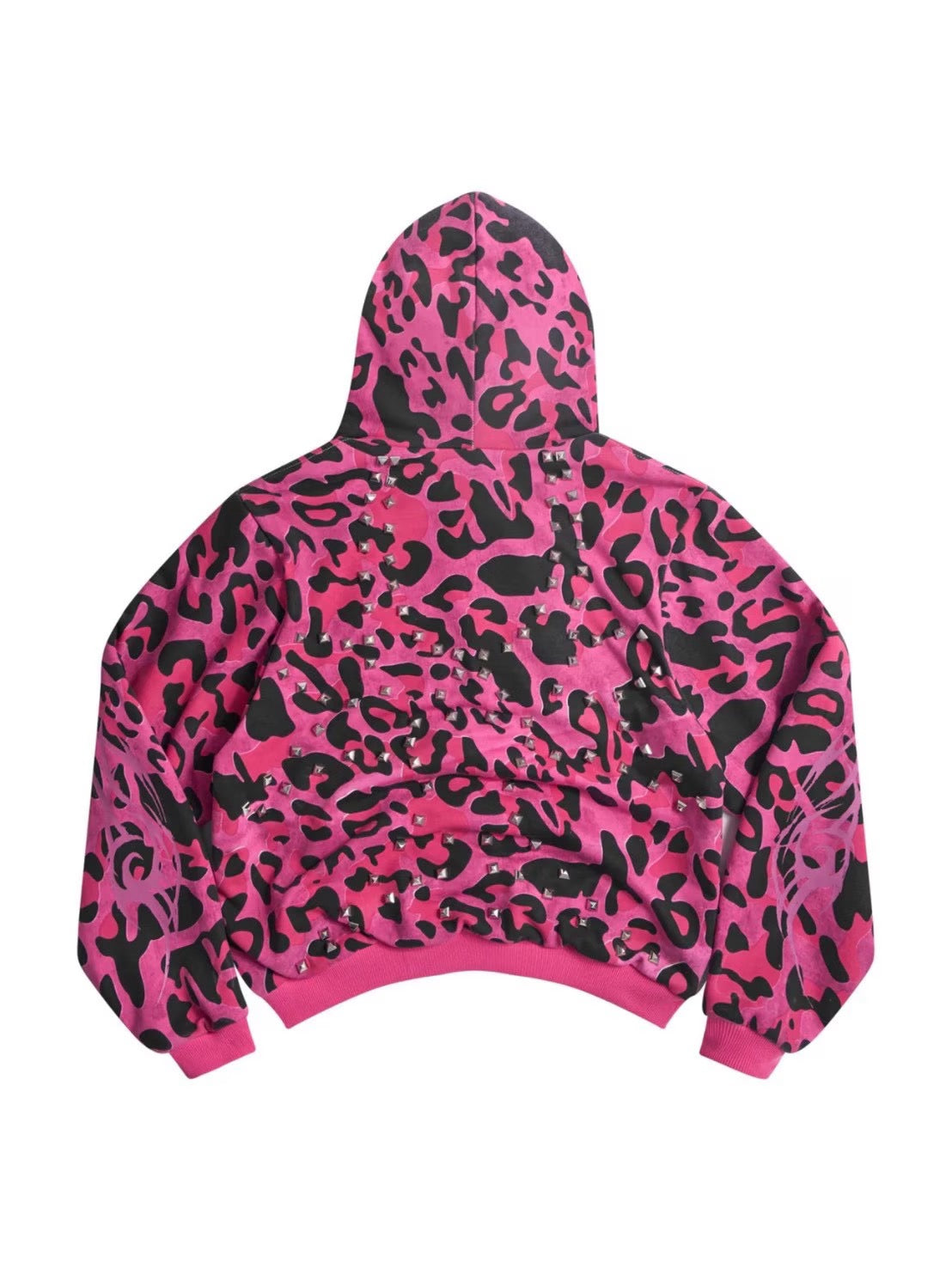 COZY WORLD PINK GLAMOUR ZIP UP HOODIE