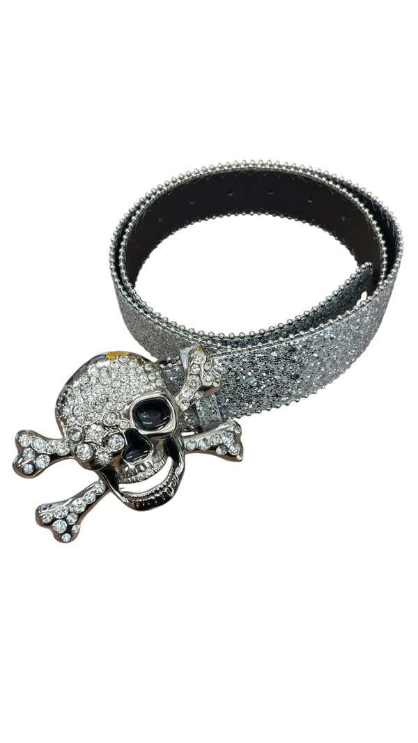 Glitter Skull Fever Belt I45