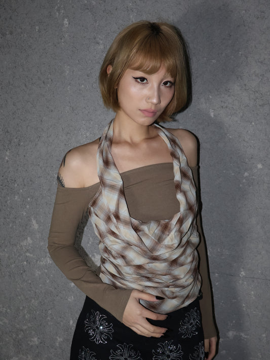 24-K04 check drape A399