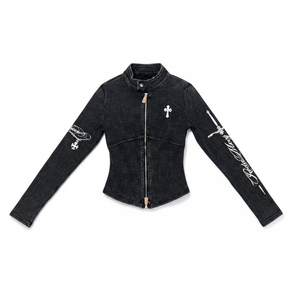 Gothic Cross Top  A702
