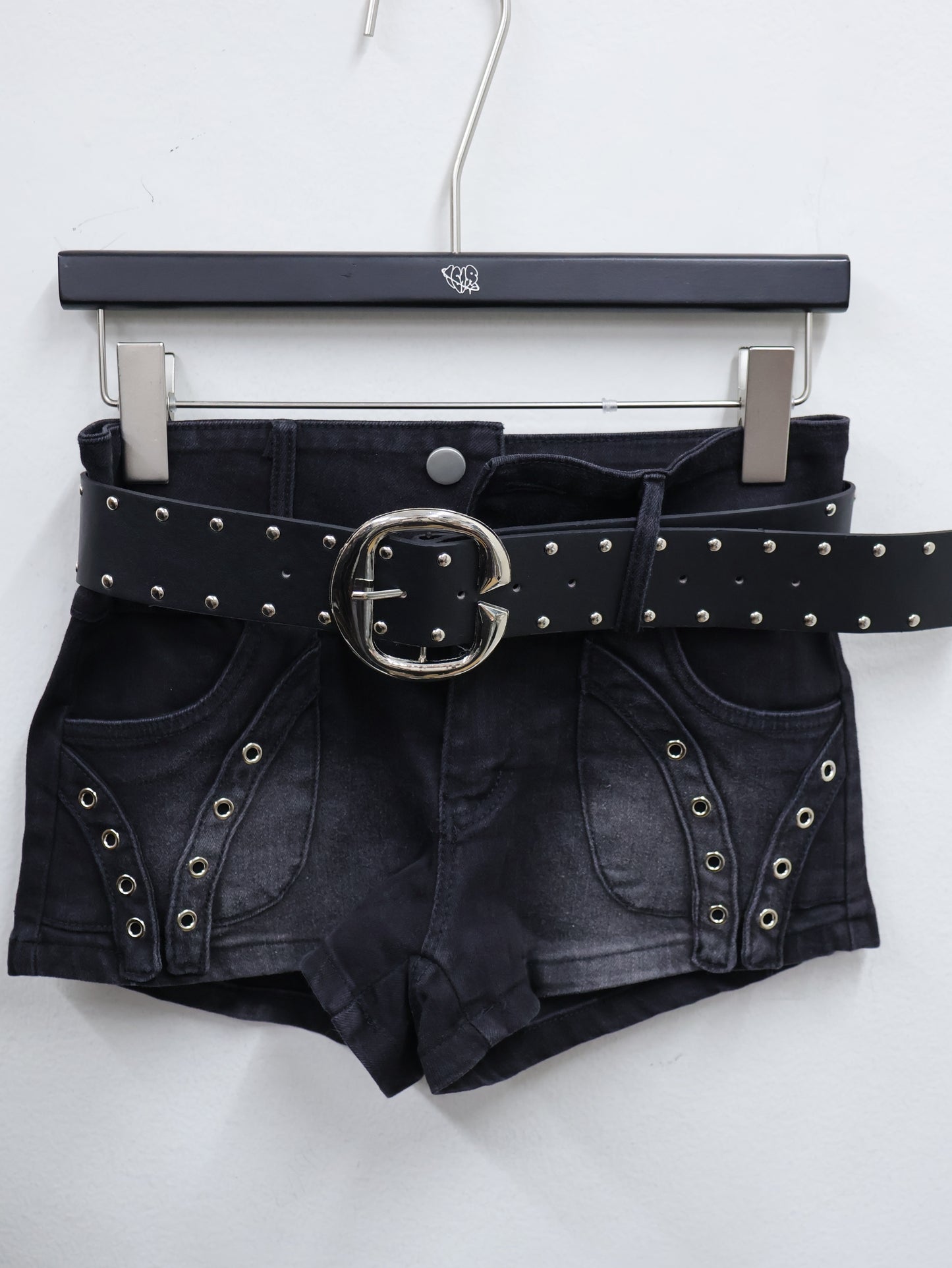Stack Belt Mini Shorts A528