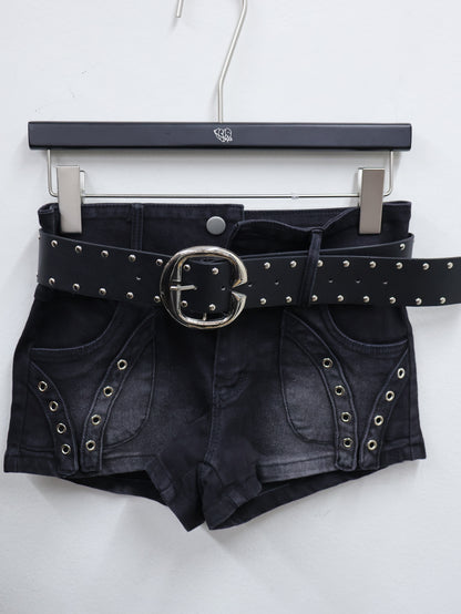 Stack Belt Mini Shorts A528